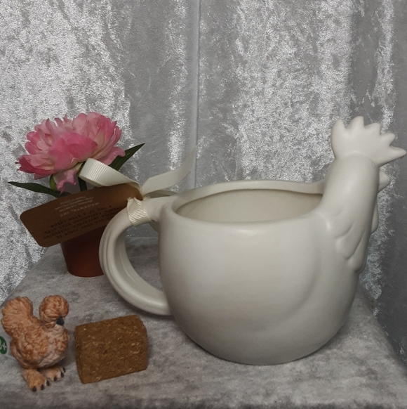Rae Dunn Artistic Collection Chicken Mug White N.W.T. - Picture 4 of 7